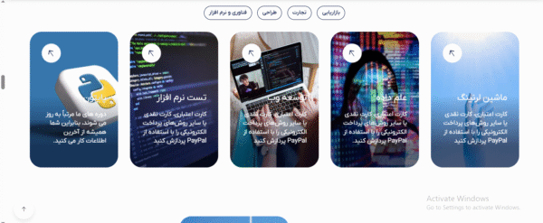 سایت آماده مرکز آموزش آنلاین