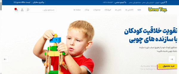 سایت آماده فروشگاه اسباب بازی